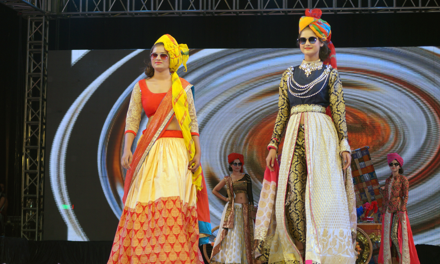 Fashion-Show-Annual Fest Melange Turns Out A Hit Among Students