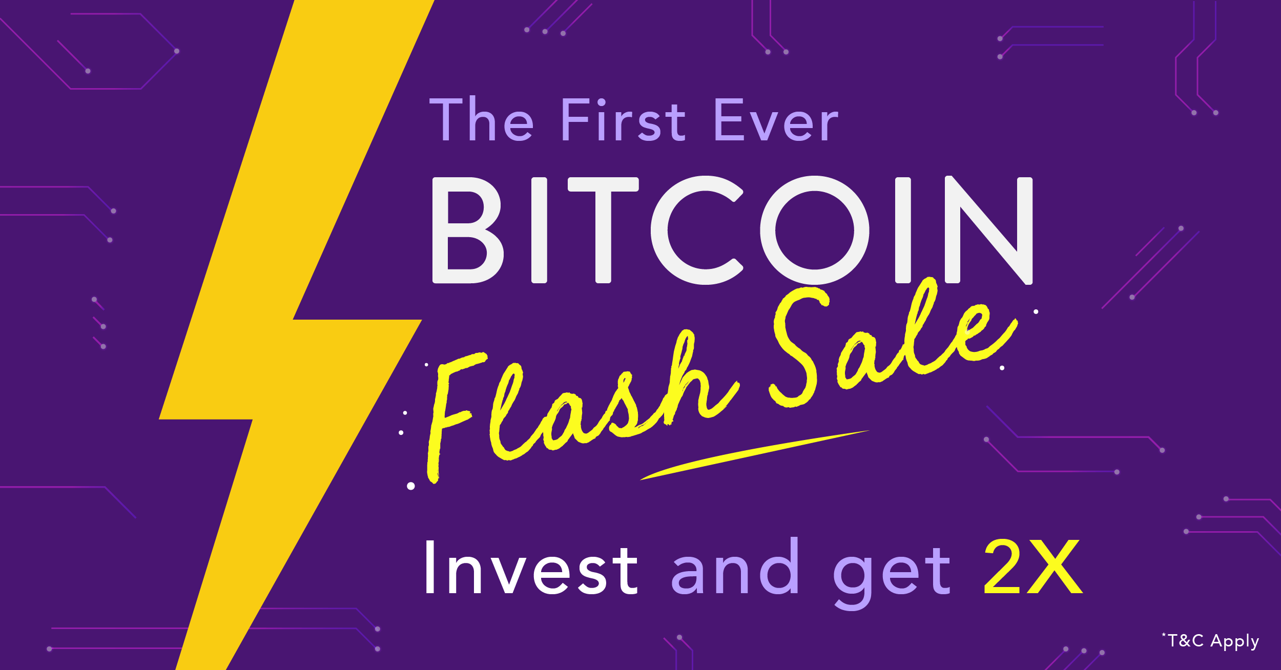 bitcoin flash sale